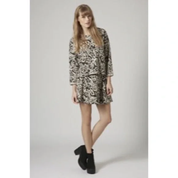 NWOT Topshop Brushed Leopard Print Sweater - Picture 6 of 6